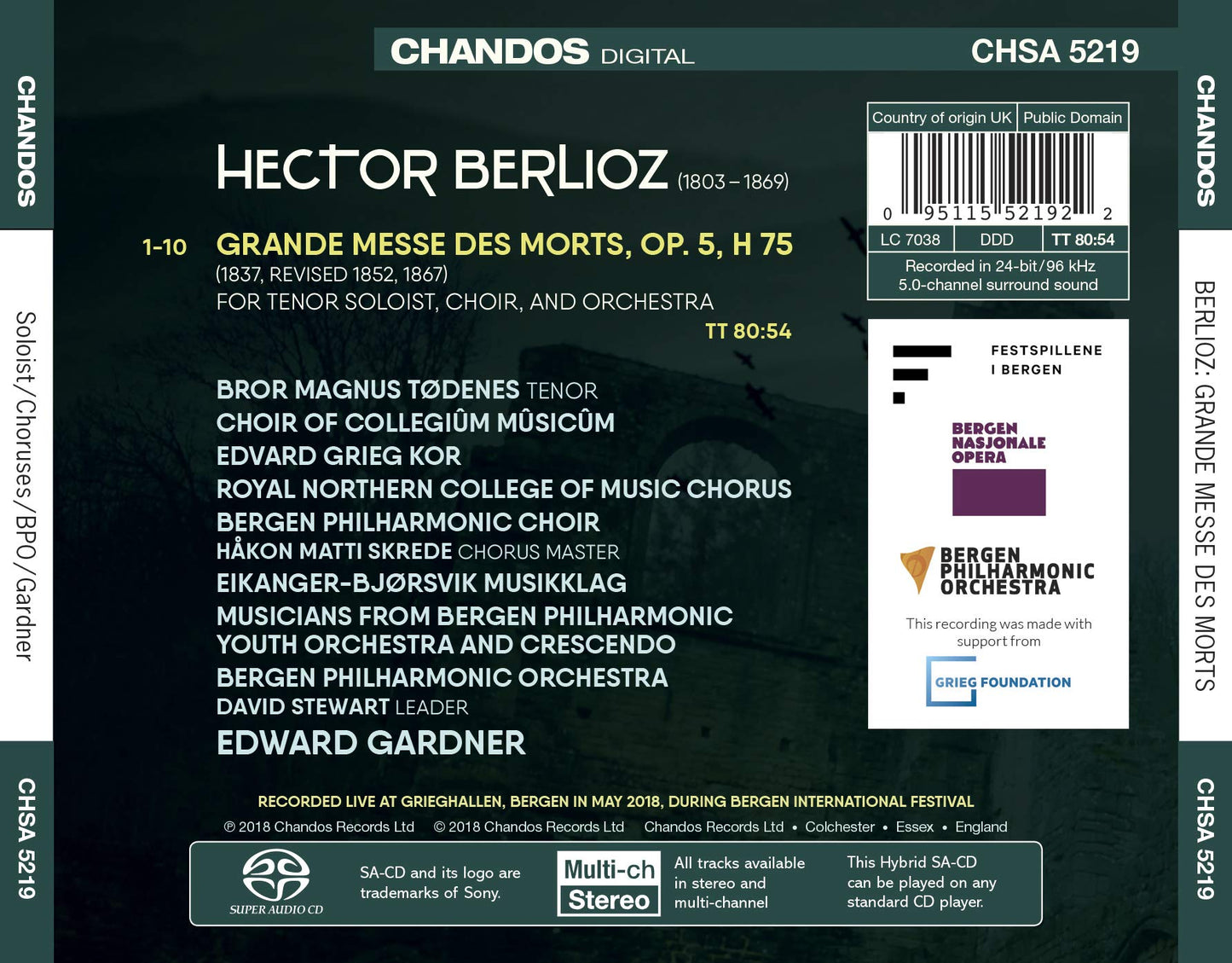 Berlioz: Grande messe des morts, Op. 5, H. 75 "Requiem" (Liv