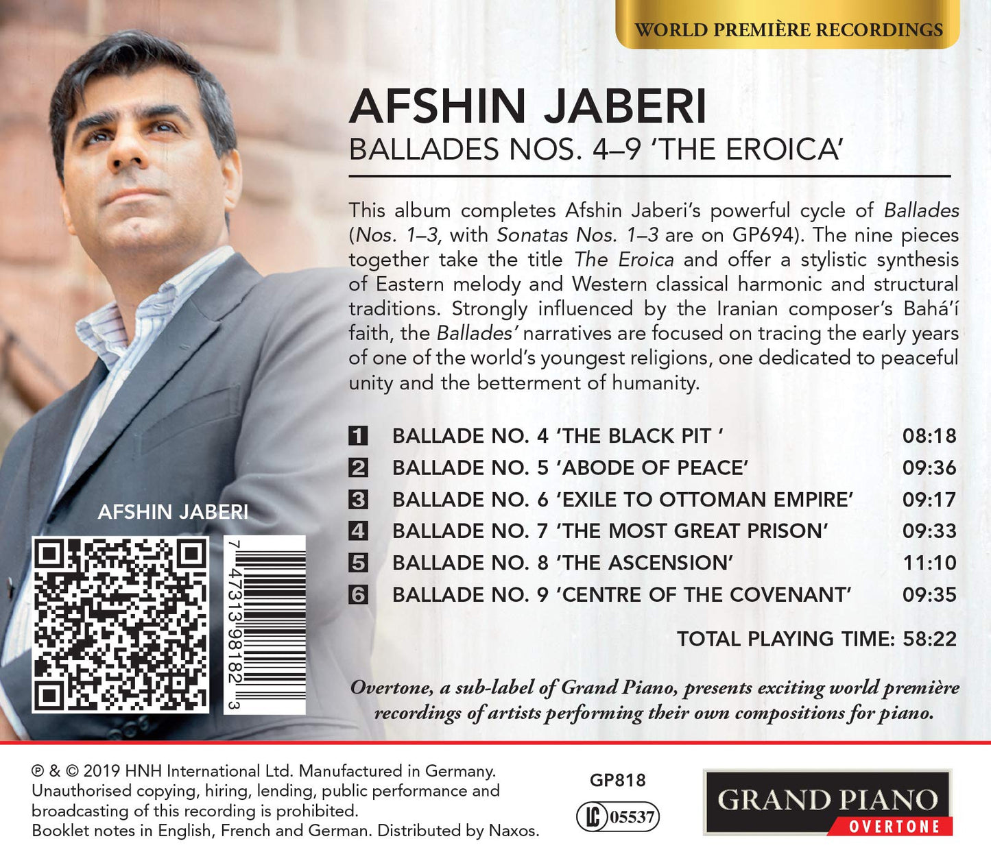 Jaberi: Eroica – Ballades Nos. 4-9
