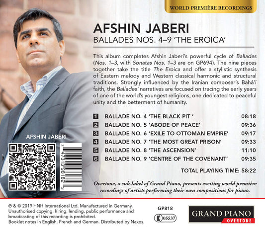 Jaberi: Eroica – Ballades Nos. 4-9