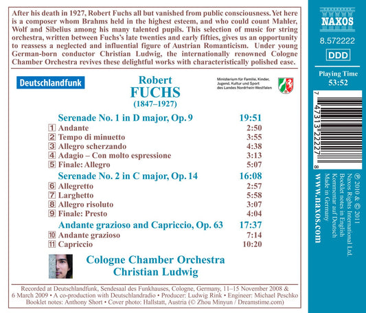 Fuchs: Serenades Nos. 1 & 2