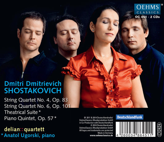 Shostakovich: Works for String Quartet & Piano Quintet
