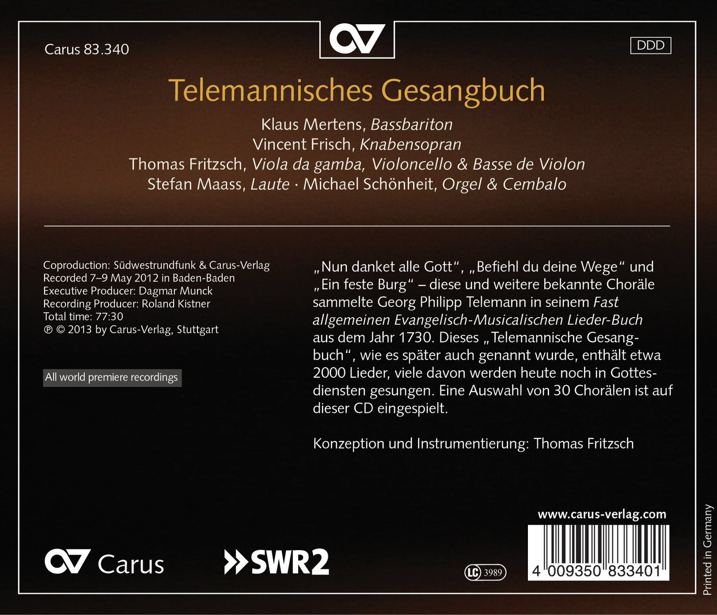 Telemannisches Gesangbuch