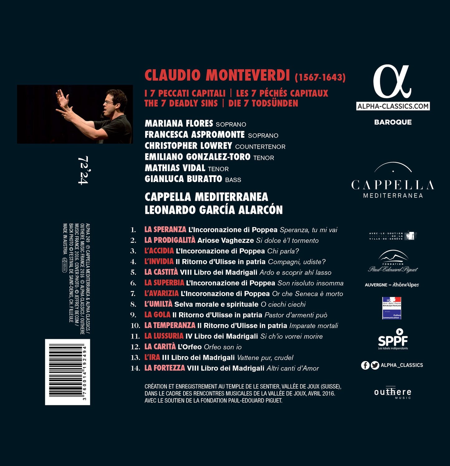 Monteverdi: i 7 peccati capitali