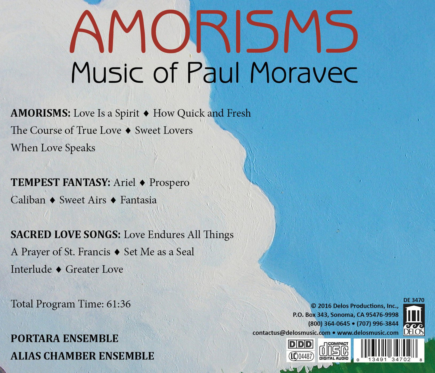 Amorisms: Music of Paul Moravec
