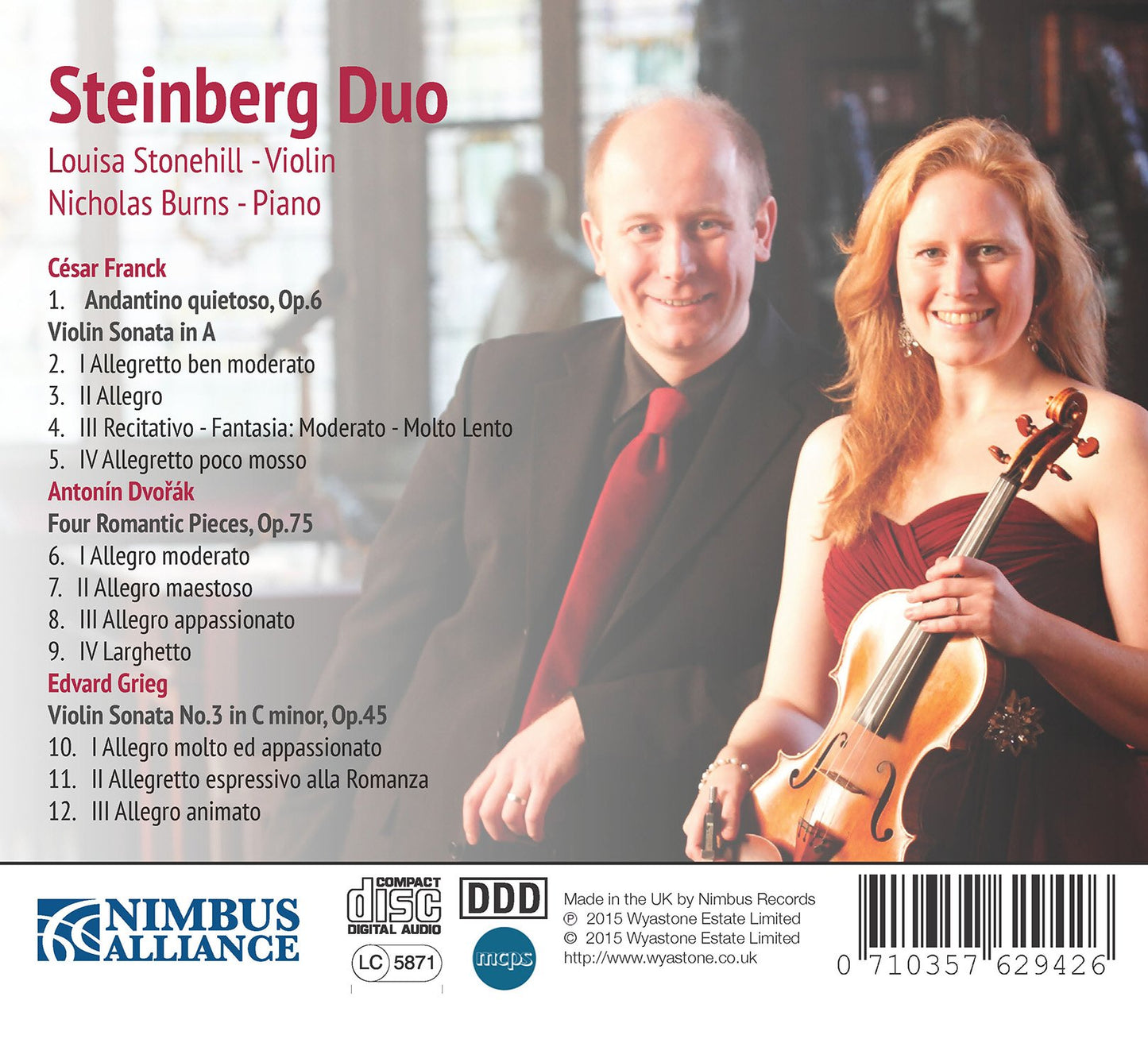 Franck: Andantino quietoso - Dvorák: 4 Romantic Pieces - Gri