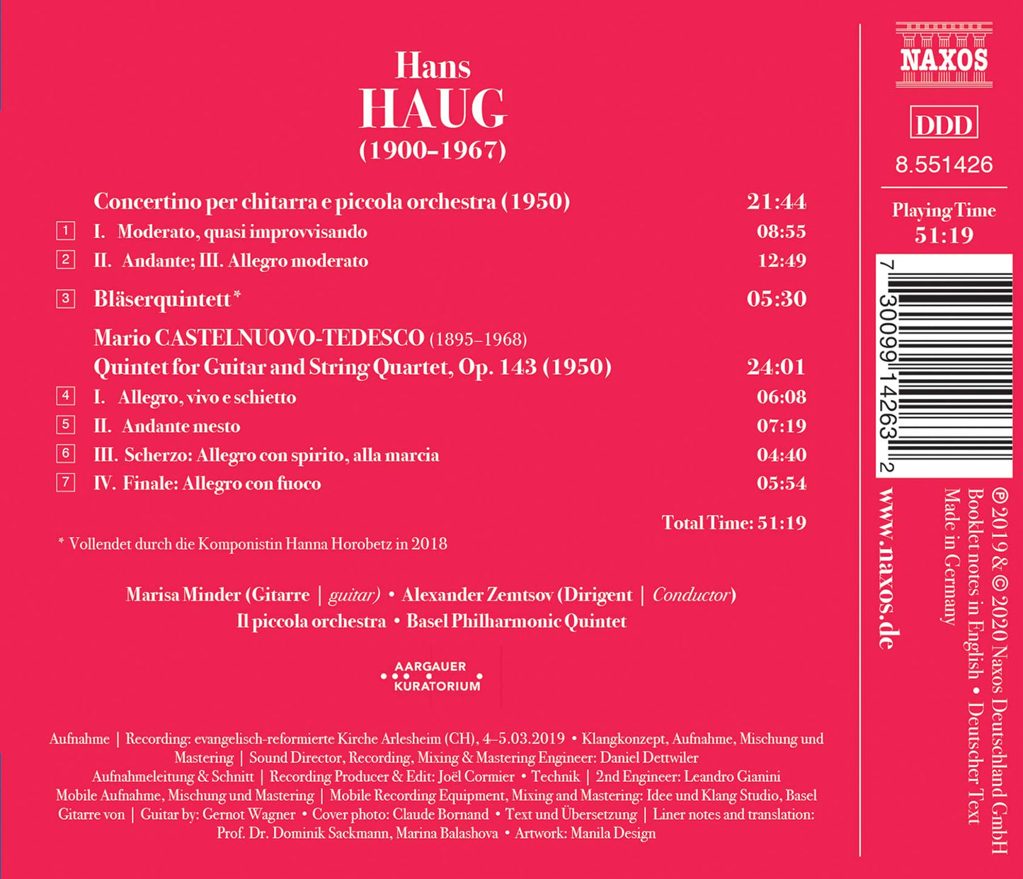 Hans Haug: Concertino