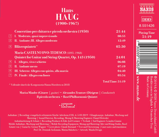 Hans Haug: Concertino