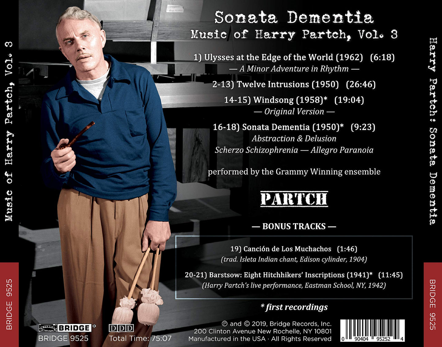 Partch: Sonata Dementia