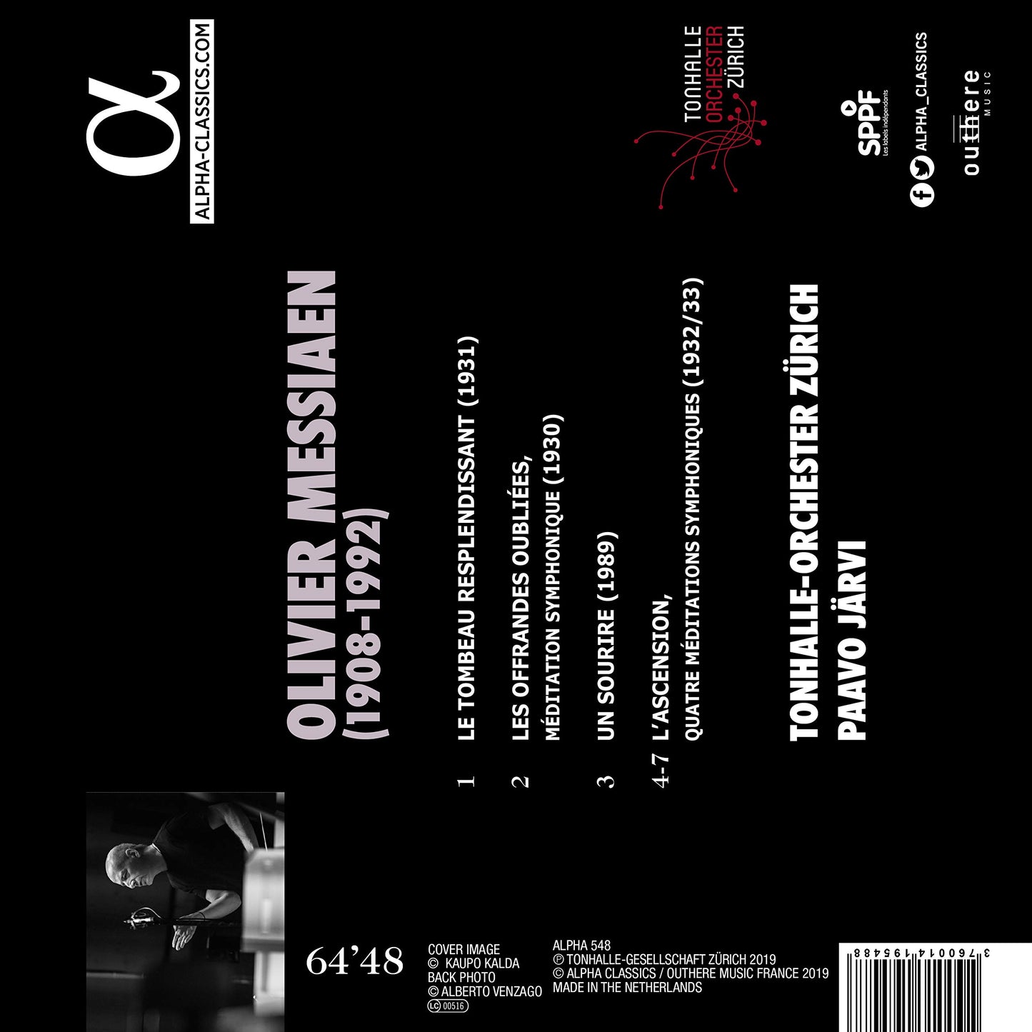 Messiaen: L'Ascension - Le tombeau resplendissant - Les offr