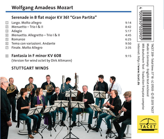 SERENADE IN B FLAT MAJOR, KV 3