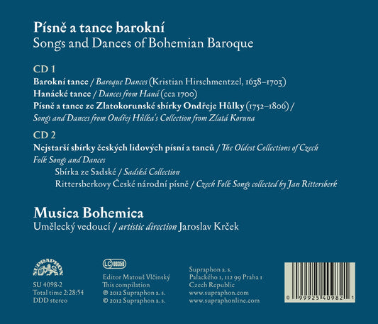 Musica Bohemica, Jaroslav Krcek -Songs and Dances of Bohemia