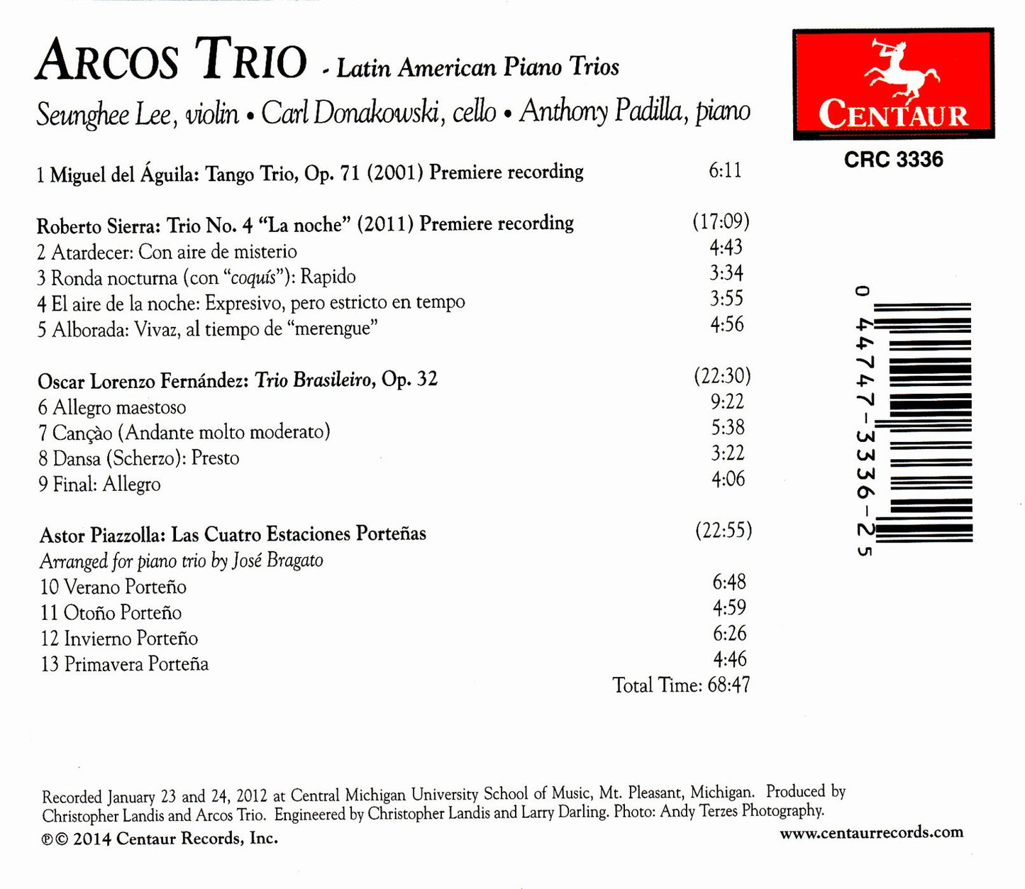 Latin American Piano Trios