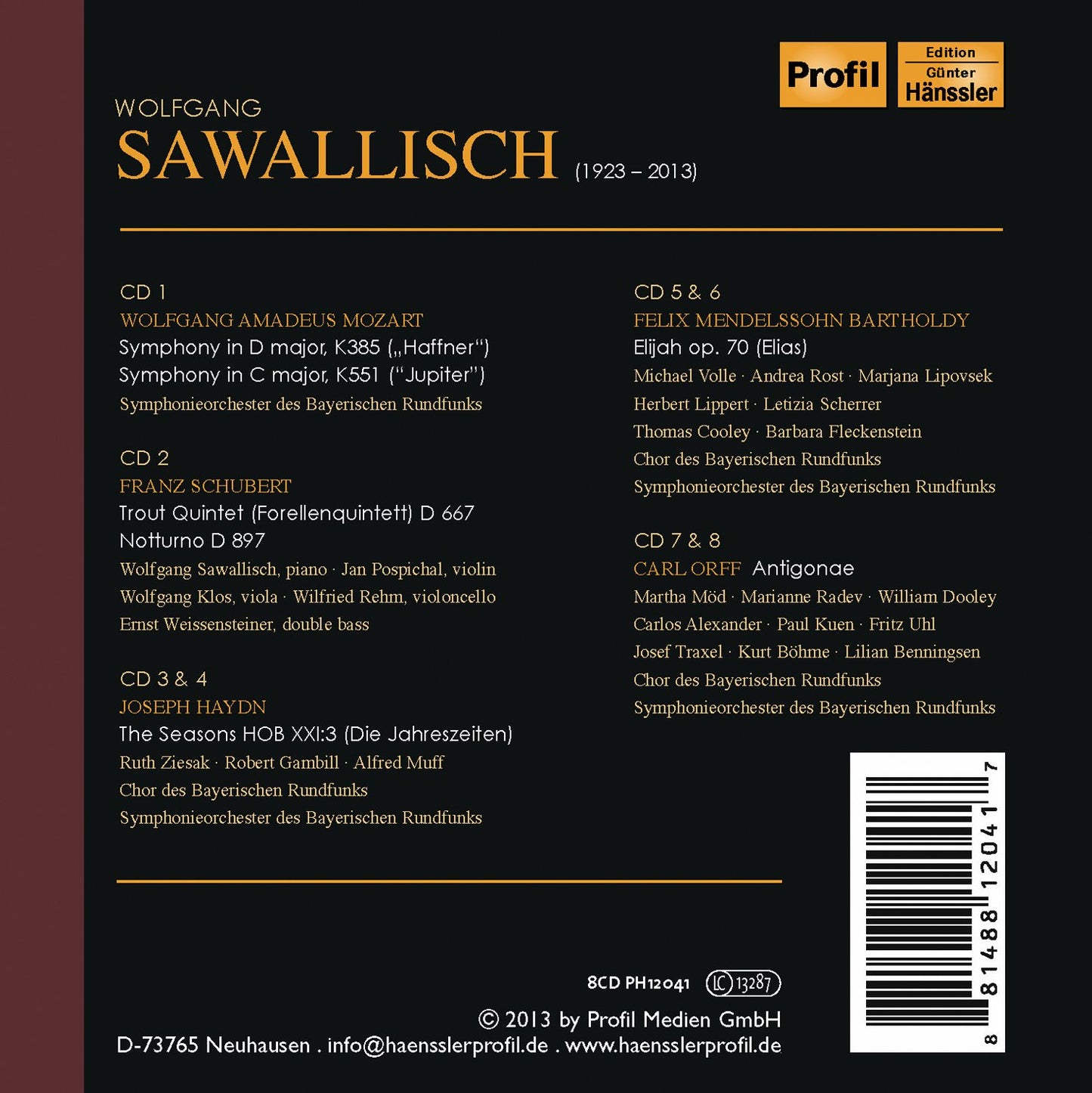 Wolfgang Sawallisch Edition
