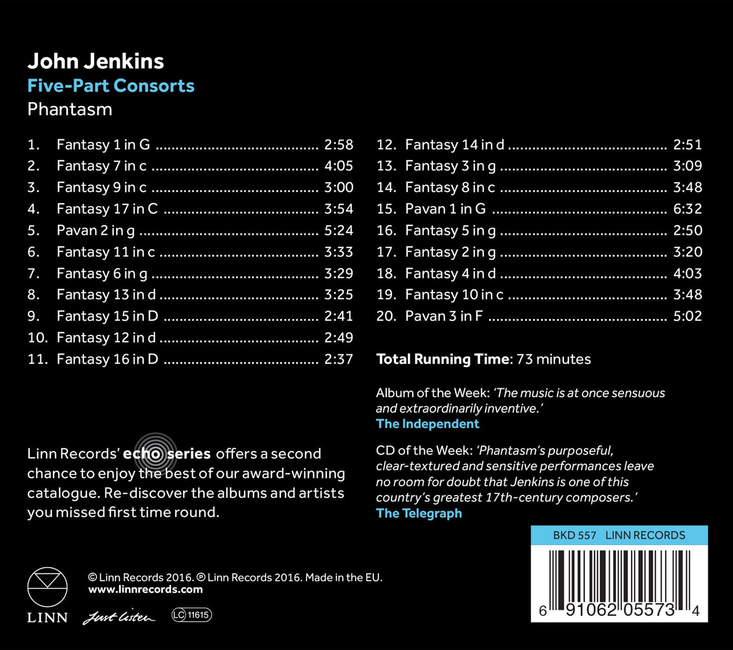 Jenkins: Five-Part Consorts