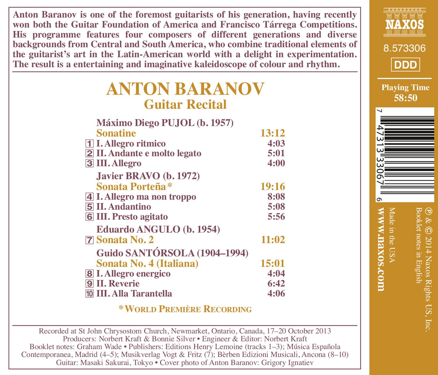 Guitar Recital: Anton Baranov