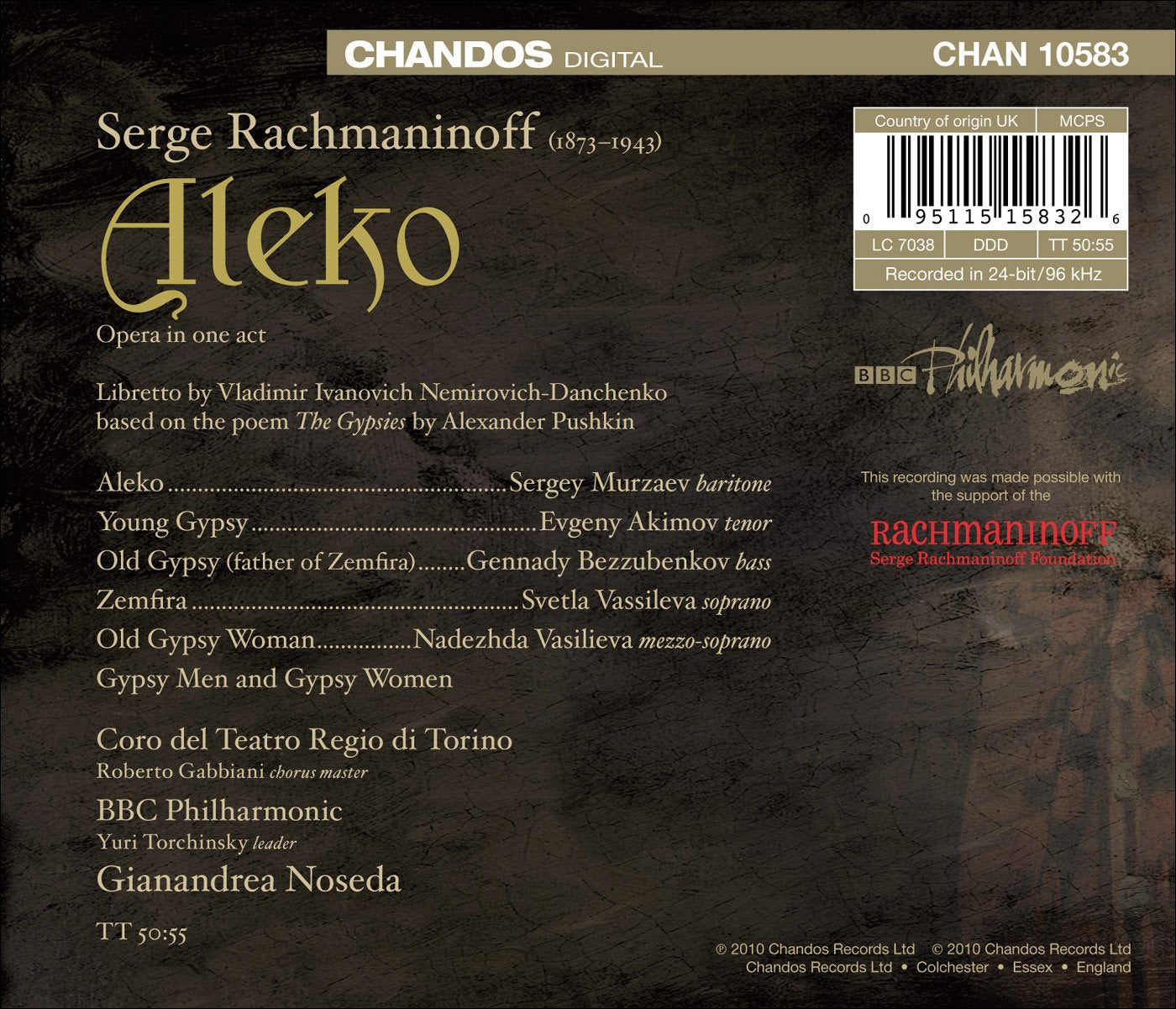 Rachmaninov: Aleko