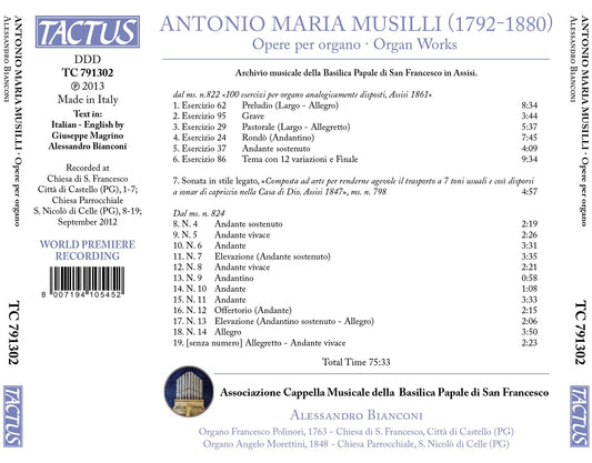 Musilli: Opere per organo (Organ Works)