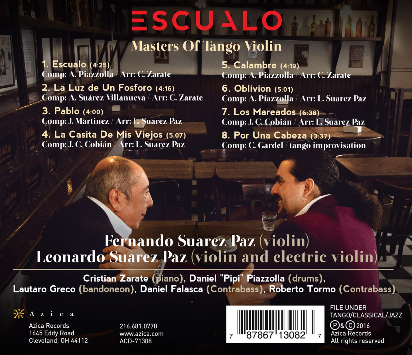 Escualo: Masters of Tango Violin