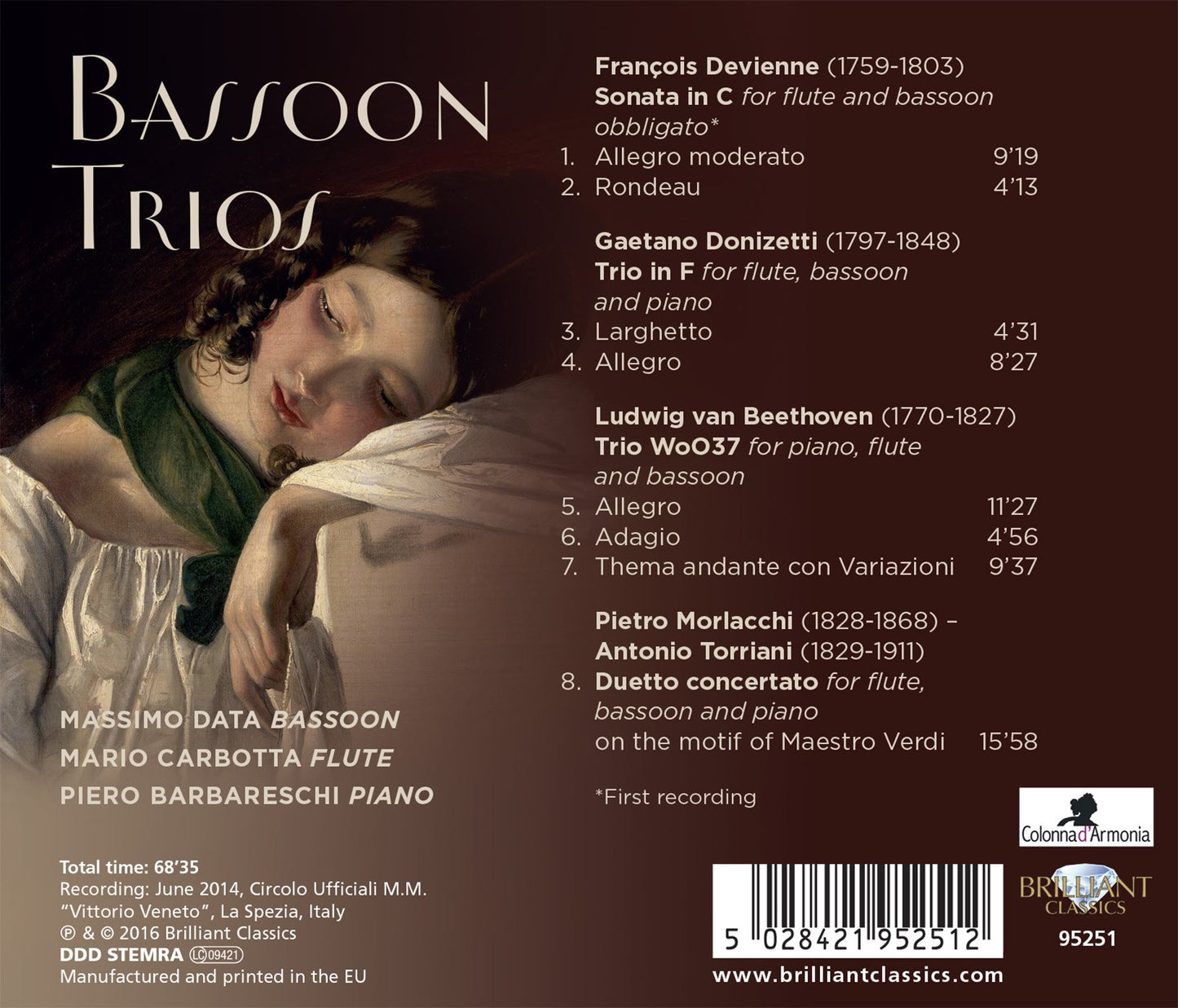 Devienne - Donizetti - Beethoven - Morlacchi - Torriani: Bas