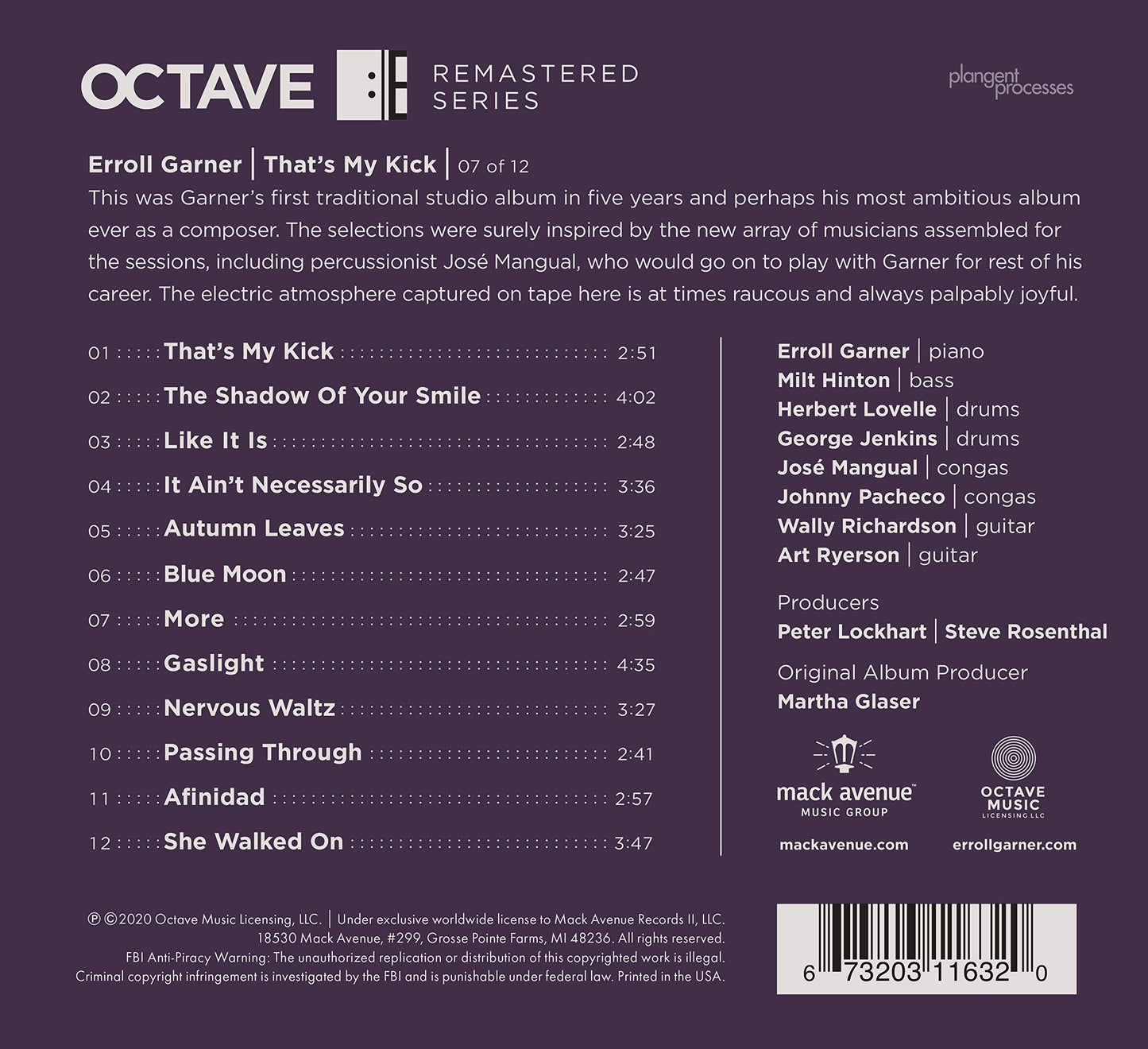 THATS MY KICK (OCTAVE REMASTERED SERIES)