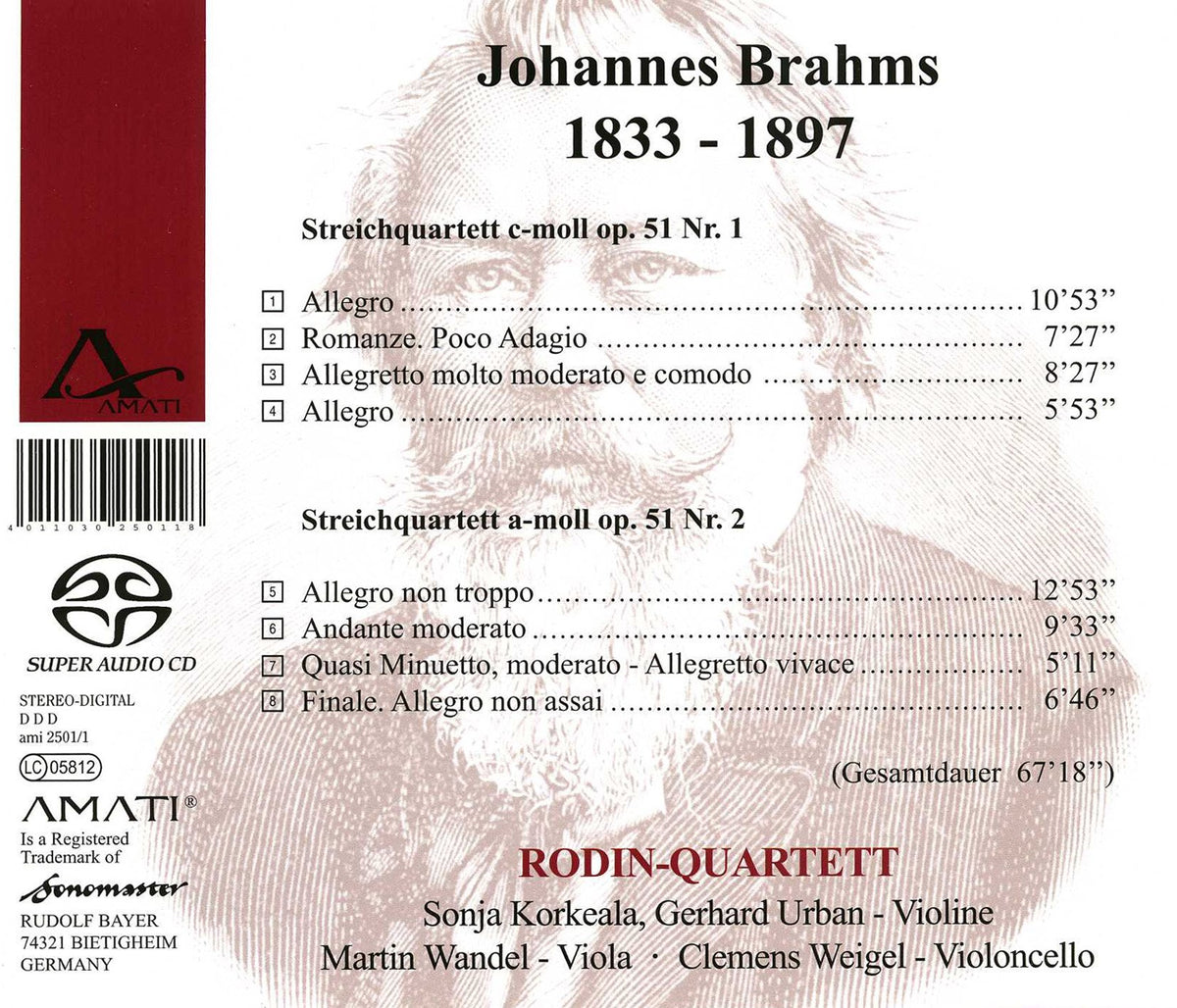 BRAHMS OP. 51