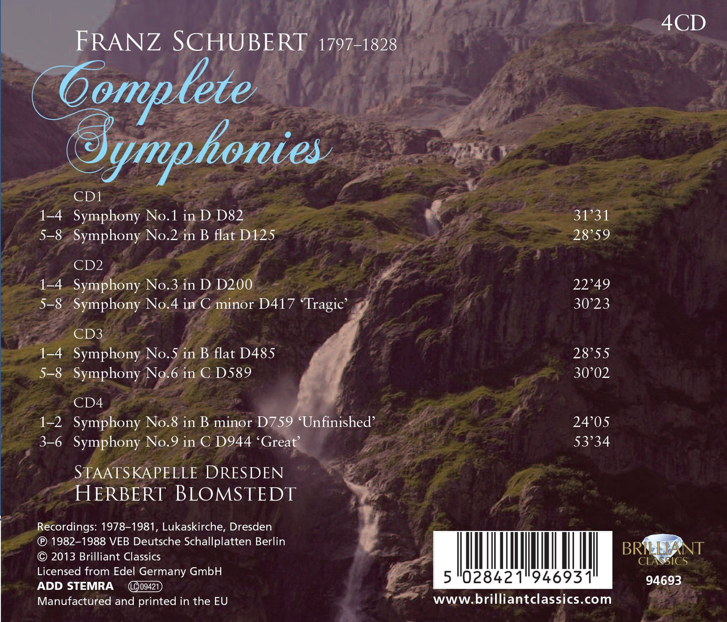 Schubert: Complete Symphonies