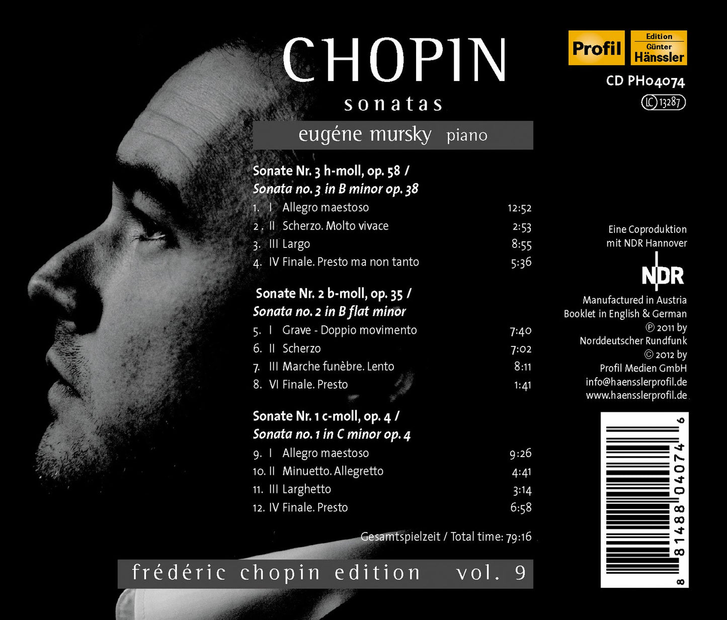 Chopin Edition, Vol. 9