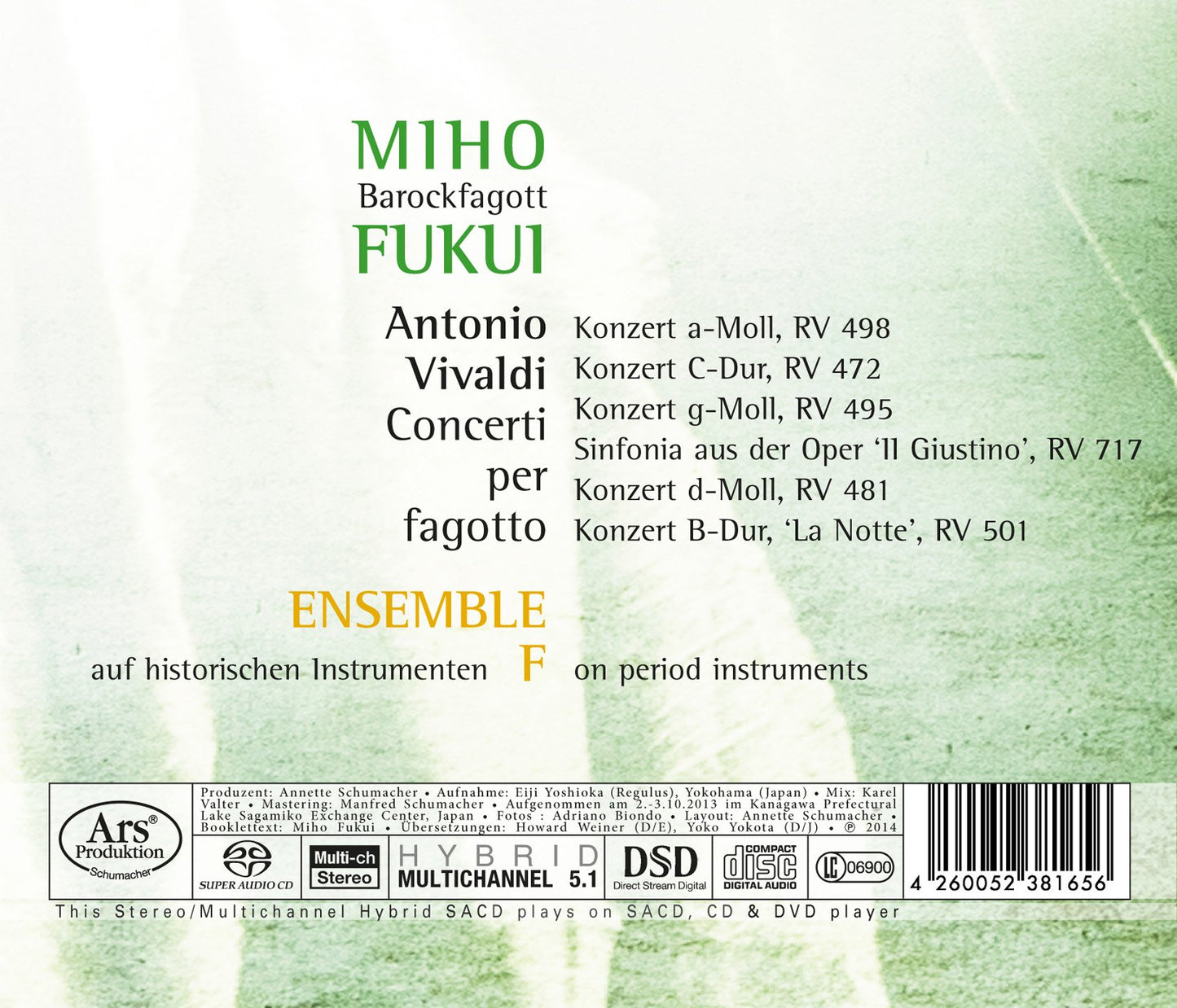 Vivaldi: Concerti for Bassoon