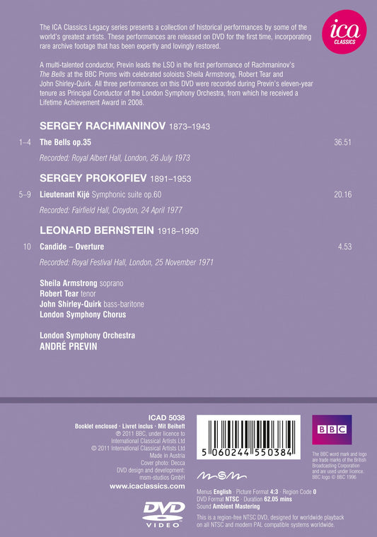 Rachmaninov: The Bells - Prokofiev: Lieutenant Kije Suite