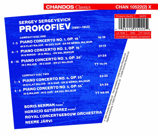 Prokofiev, S.: Piano Concertos Nos. 1-5