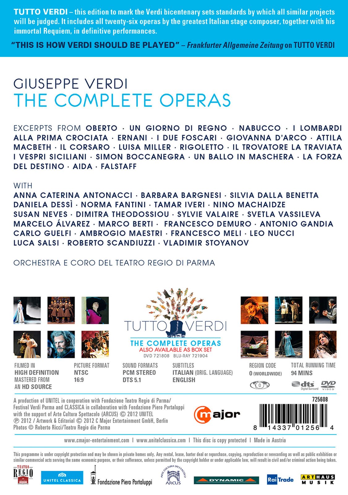Verdi: Tutto Verdi - The Complete Operas (Highlights)