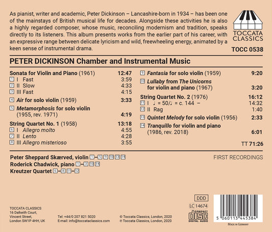 Peter Dickinson: Chamber & Instrumental Music