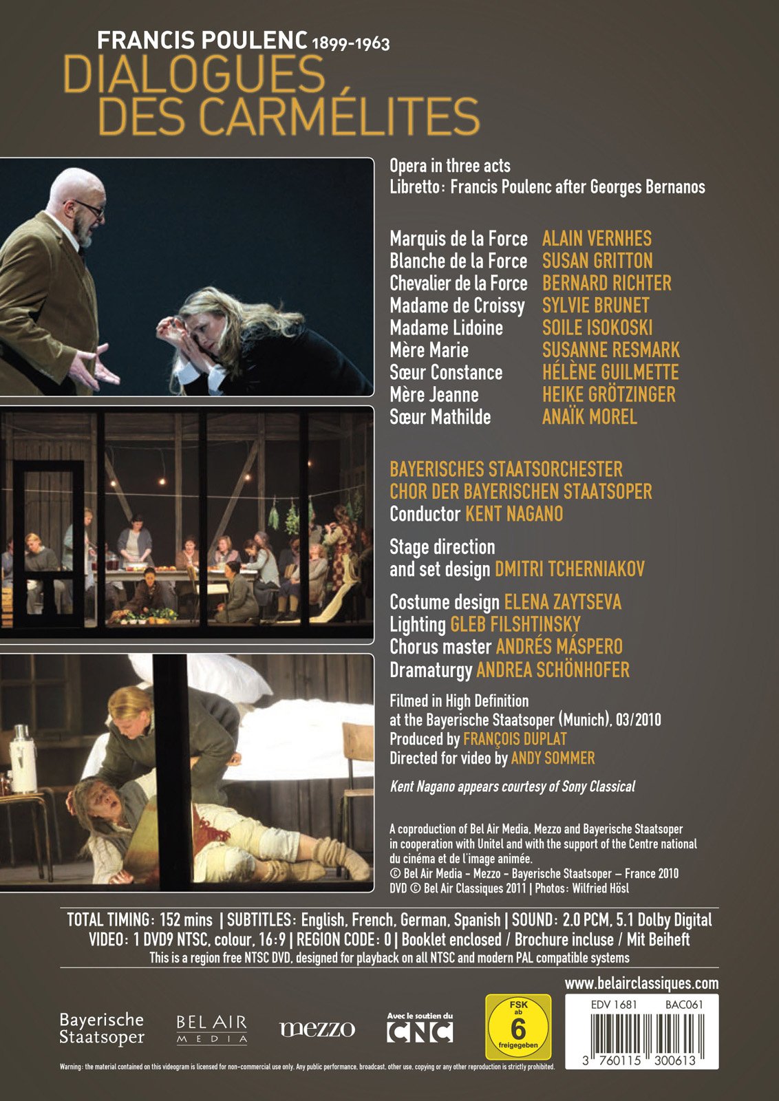 Poulenc: Dialogues des Carmélites