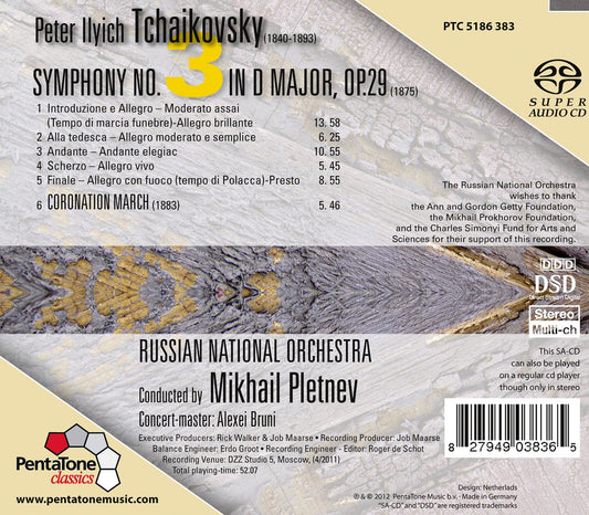 Tchaikovsky: Symphony No. 3 in D major, Op. 29 - Coronation