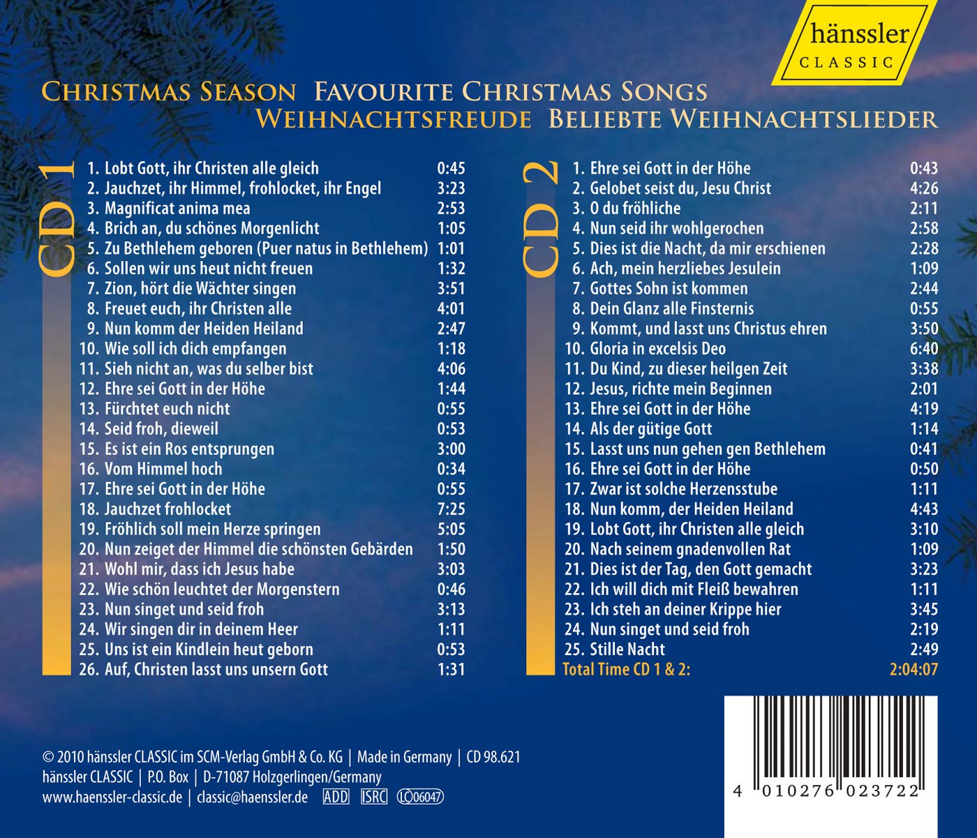 CHRISTMAS SEASON