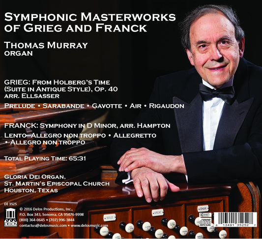 Grieg & Franck: Symphonic Masterworks (Arr. for Organ)