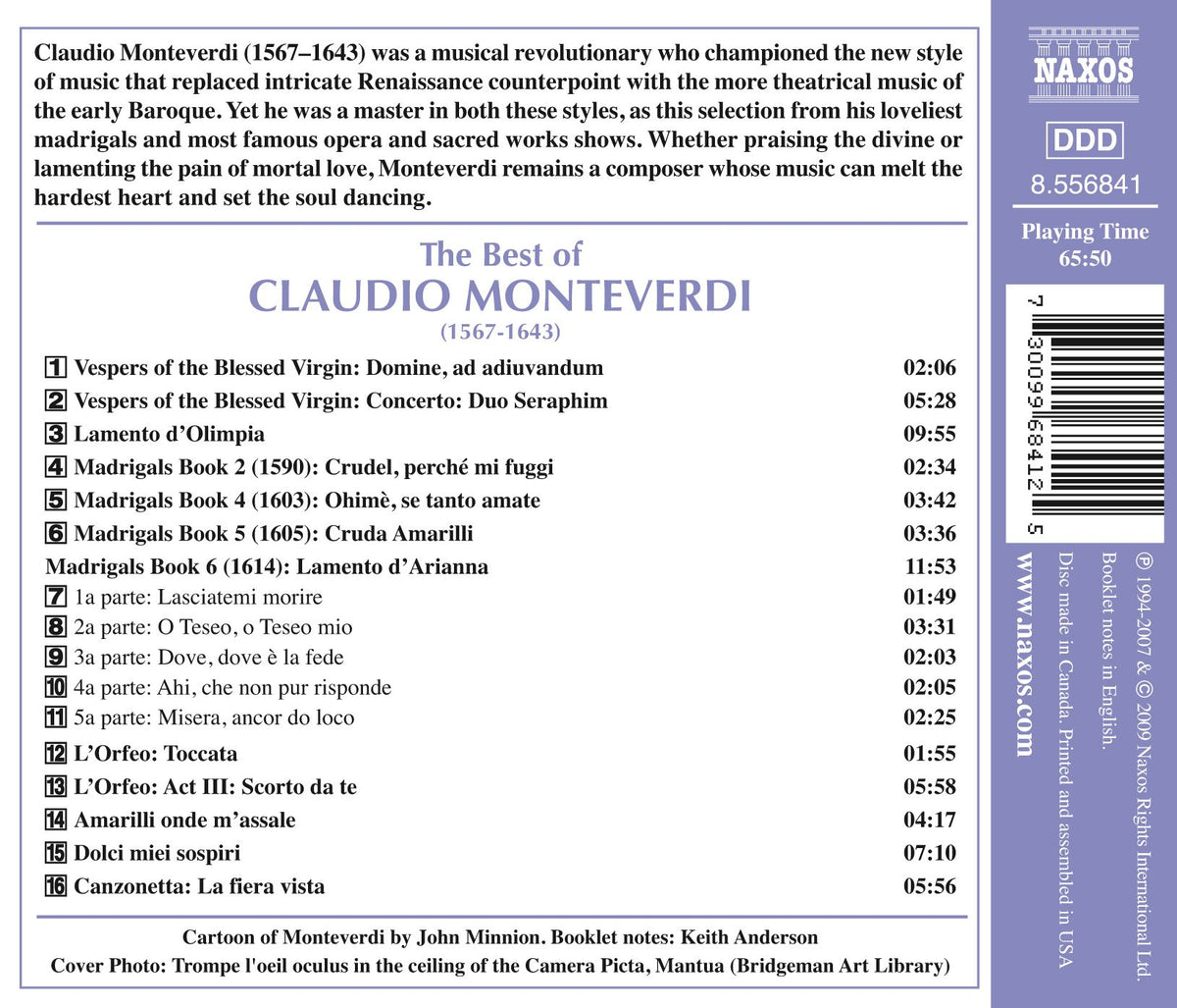 MONTEVERDI (THE BEST OF)