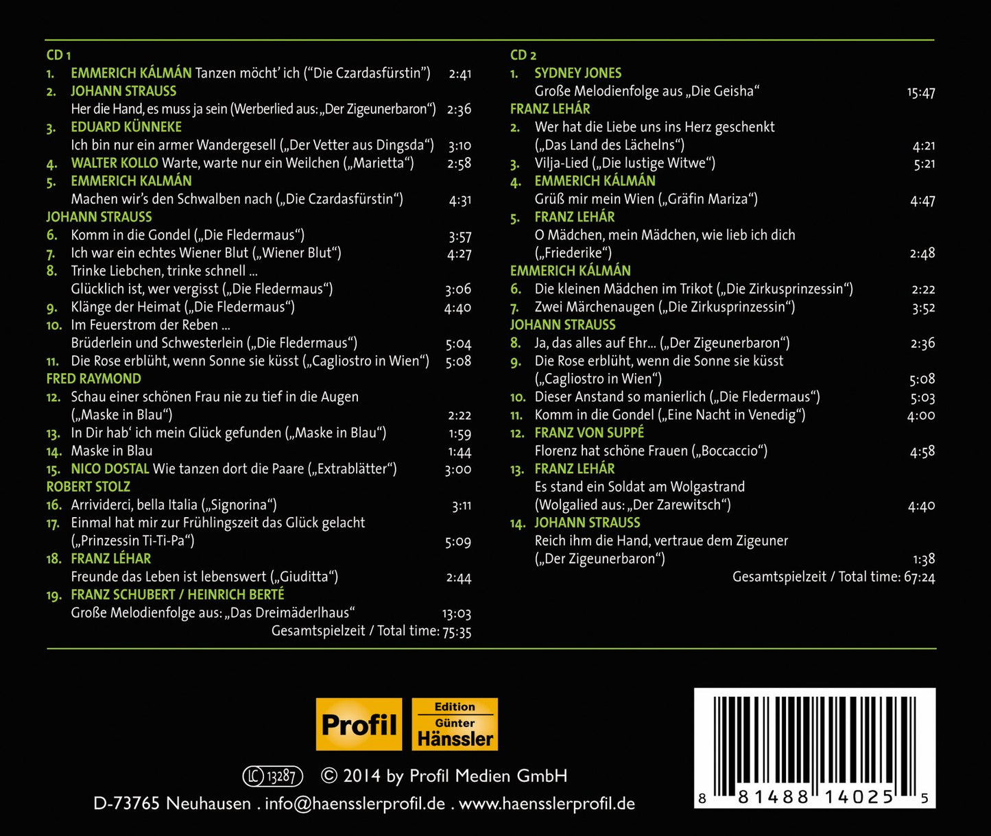 Operetten: Gala