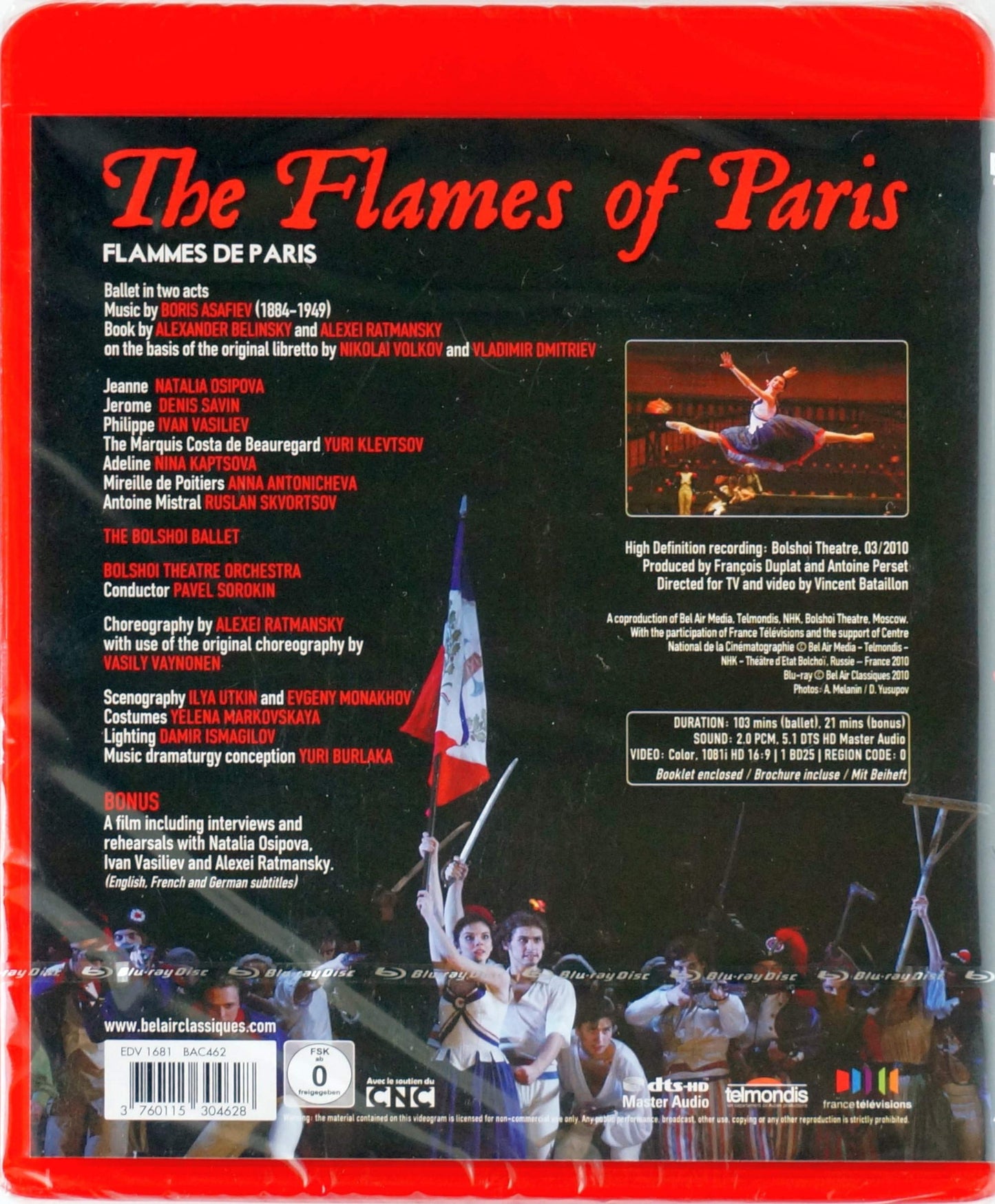 FLAMES OF PARIS (BLURAY) (FLAM