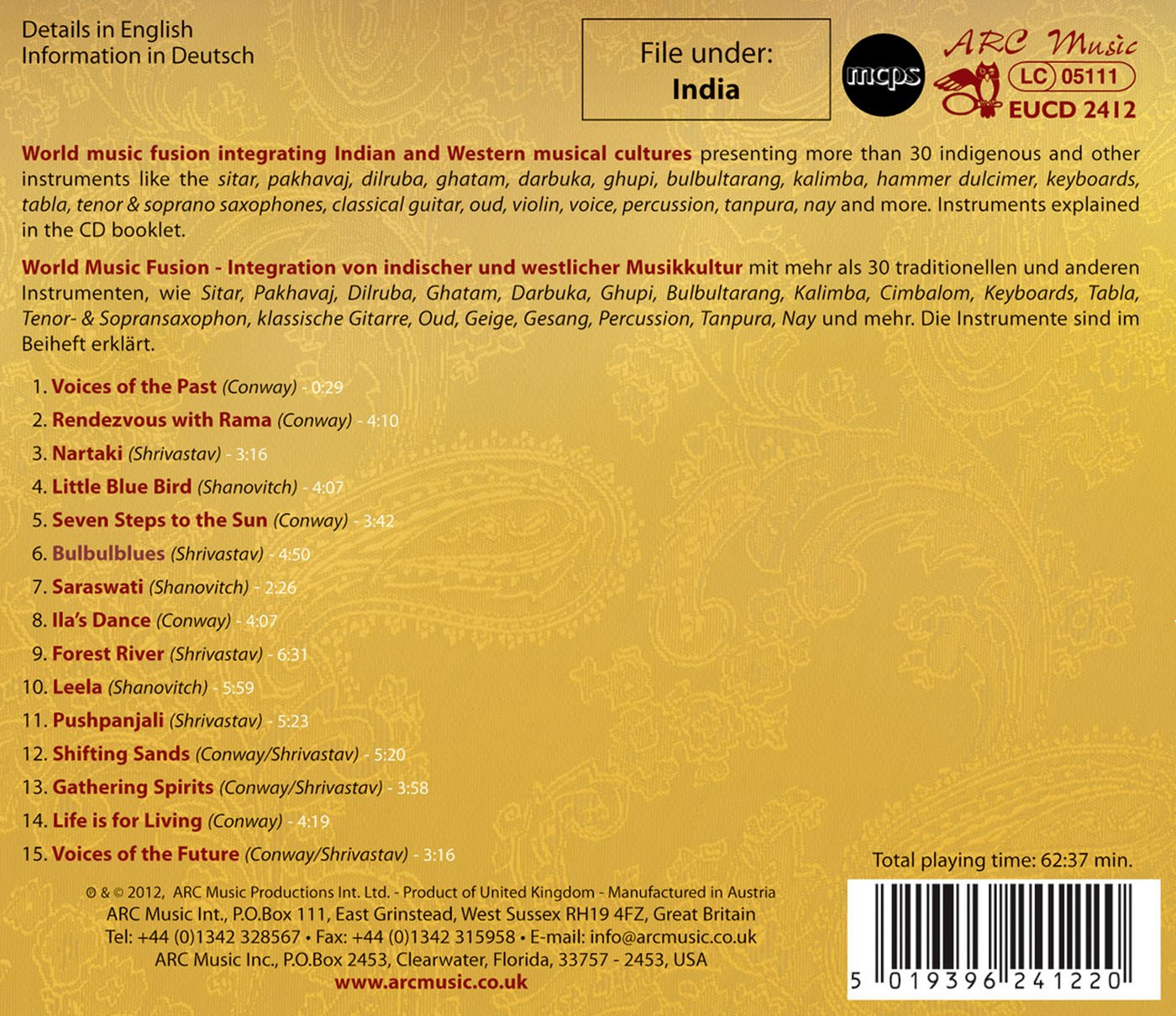 Indian World Music Fusion: Seven Steps to the Sun