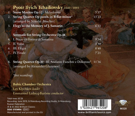 Tchaikovsky: Serenade for Strings, Op. 48