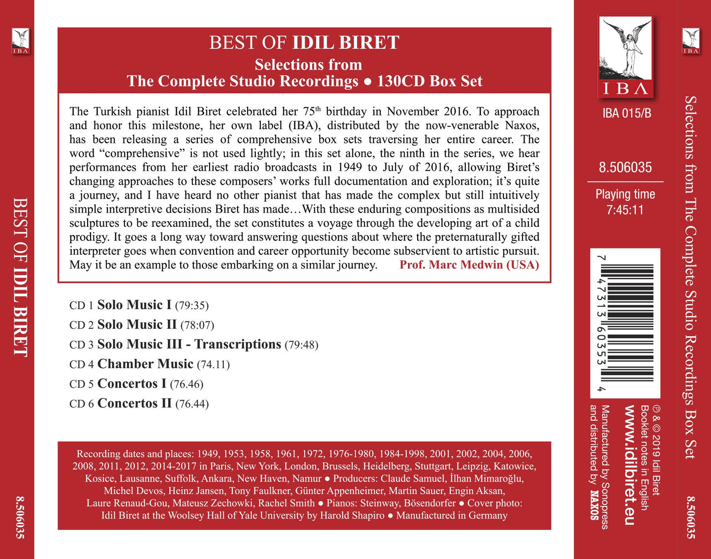 Best of Idil Biret: Selections from the Complete Studio Reco