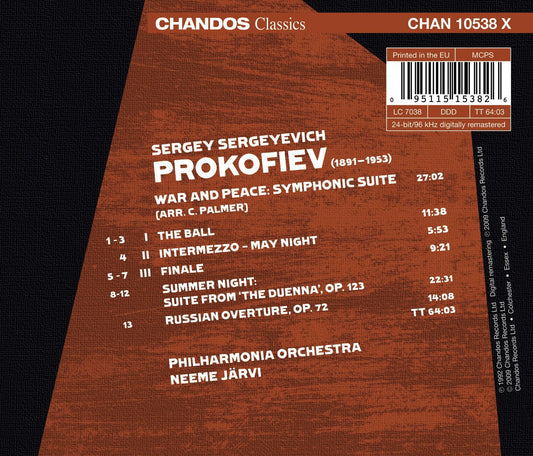 Prokofiev, S.: War and Peace Symphonic Suite / Summer Night