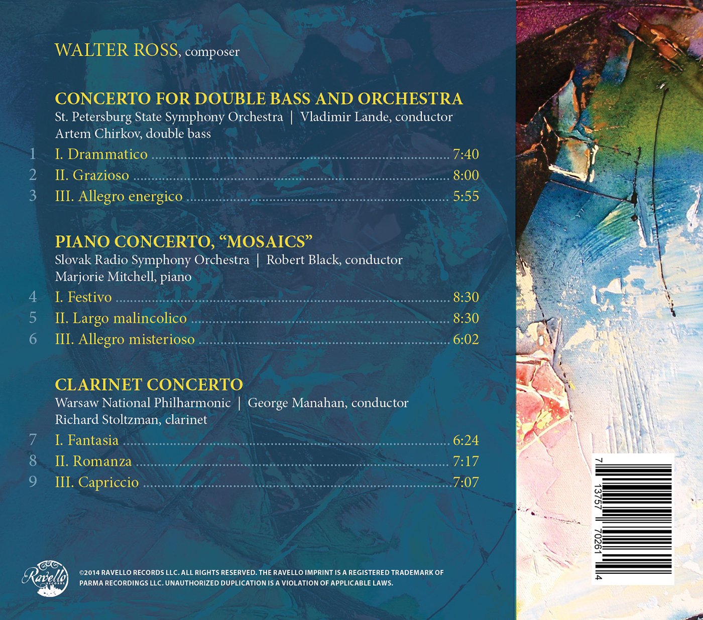 Walter Ross: Triumvirate