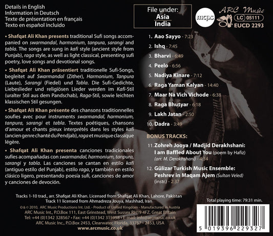 Songs Songs from India & Pakistan