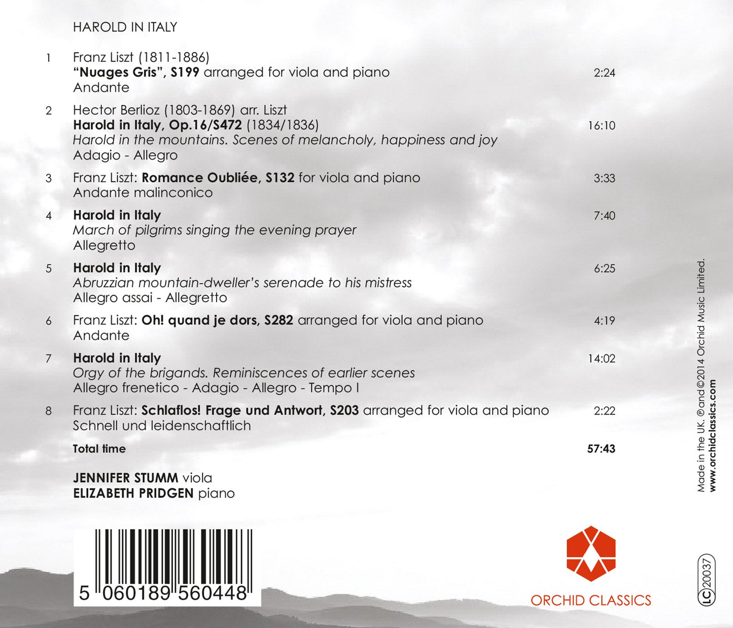 Berlioz & Liszt: Harold in Italy