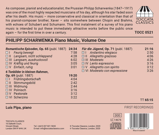 Philipp Scharwenka: Piano Music, Vol. 1