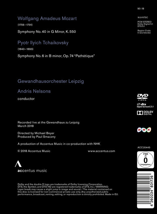 Mozart: Symphony No. 40 - Tchaikovsky: Symphony No. 6