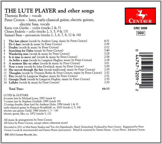 The Lute Player and Other Songs