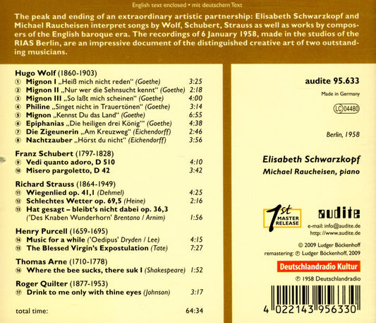 ELISABETH SCHWARZKOPF INTERPRE